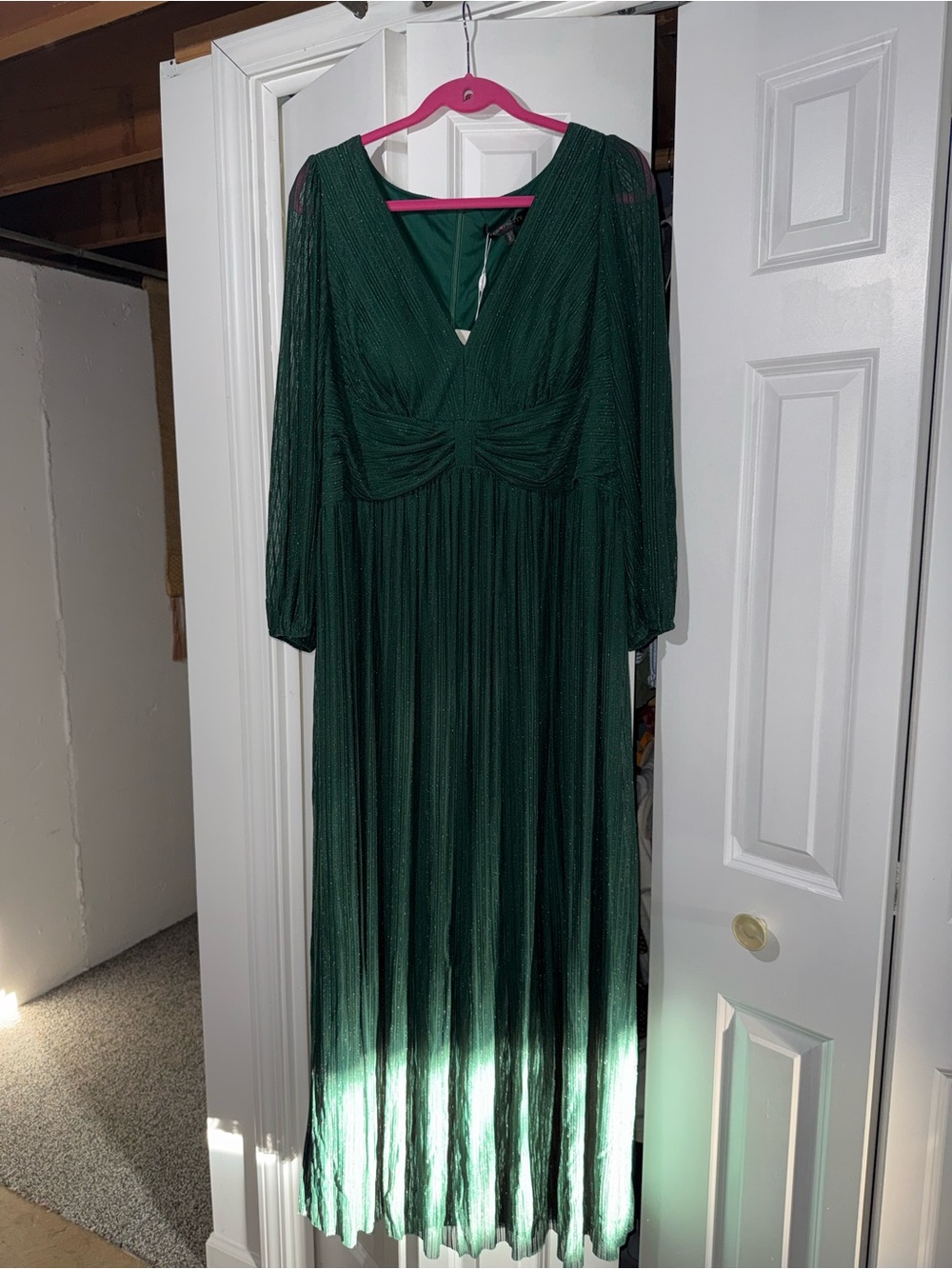 Ever Pretty Emerald Green V-Neck Maxi Dress